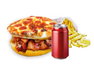 Burguer Pizza Napolitana Combo